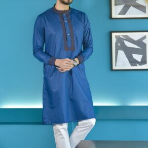 Royal Blue Slim Fit Panjabi