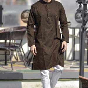 Old Leaf Slim Fit Panjabi