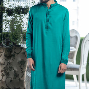 Aquamarine Blue Slim Fit Panjabi
